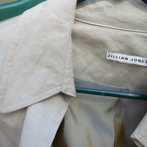 Jillian Jones dress coat tan colored - very nice